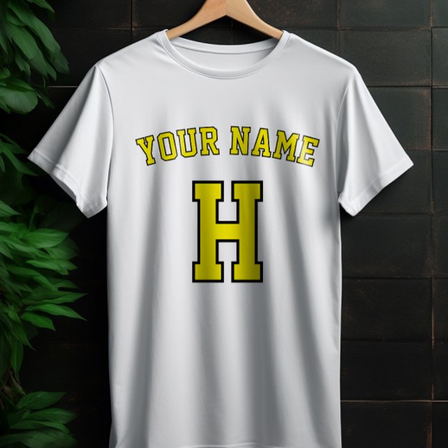 Custom Name Personalized vintage Letter T-Shirt  (Créateur téléchargé)