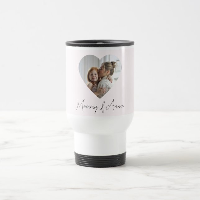 Custom Name & Photo | Personalized Travel Mug Gift (Centre)