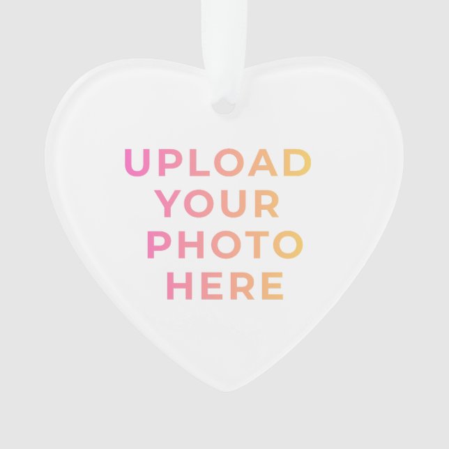 Custom Ornament | Photo, Name & Family Keepsake (devant)