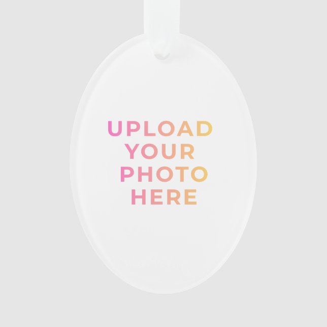 Custom Ornament | Photo, Name & Family Keepsake (devant)