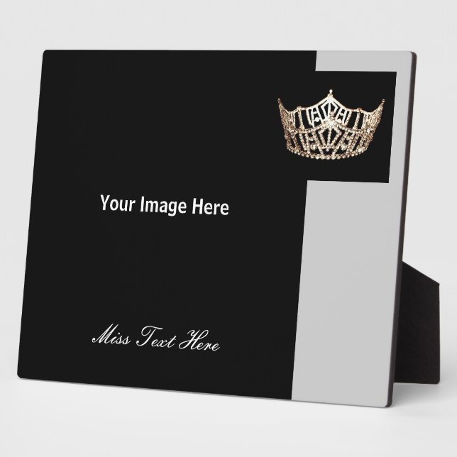 Custom Pageant Royalty Photo Plaque (Côté)