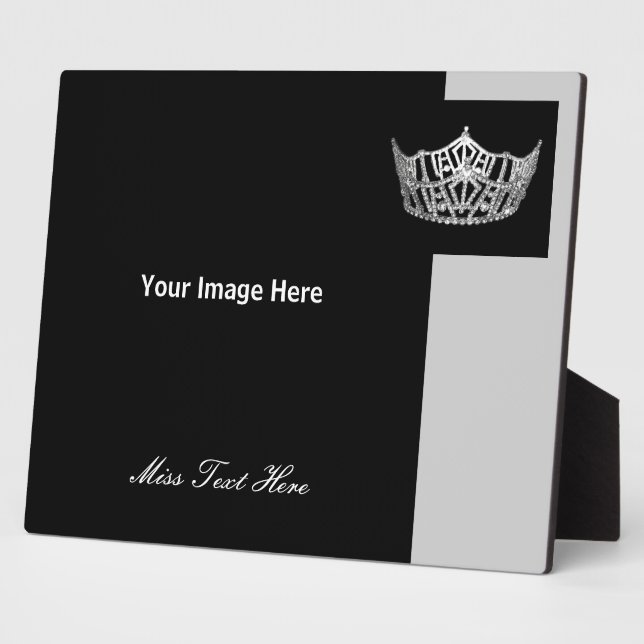 Custom Pageant Royalty Photo Plaque (Côté)