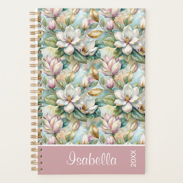 Custom Pattern Elegant Magnolia Flowers (Devant)
