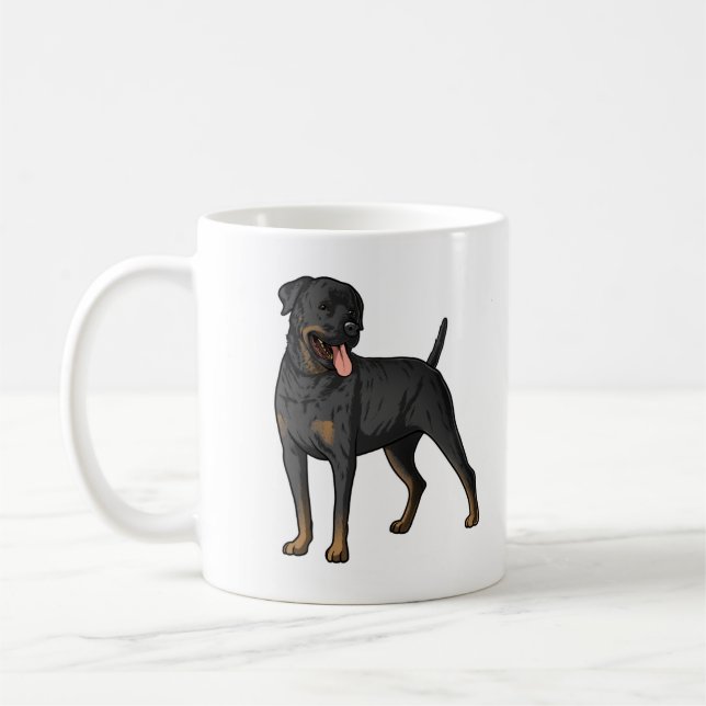 Custom Pet Dog Photo Mug (Gauche)