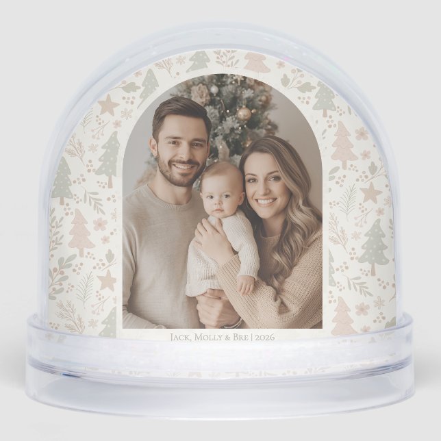 Custom Photo Snow Globe – Holiday Keepsake (Avant)