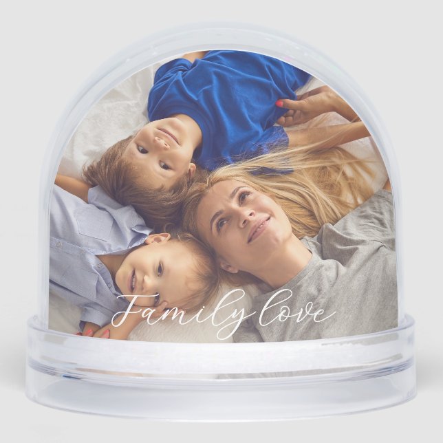 Custom Photo Snow Globe – Personalized Gift (Avant)