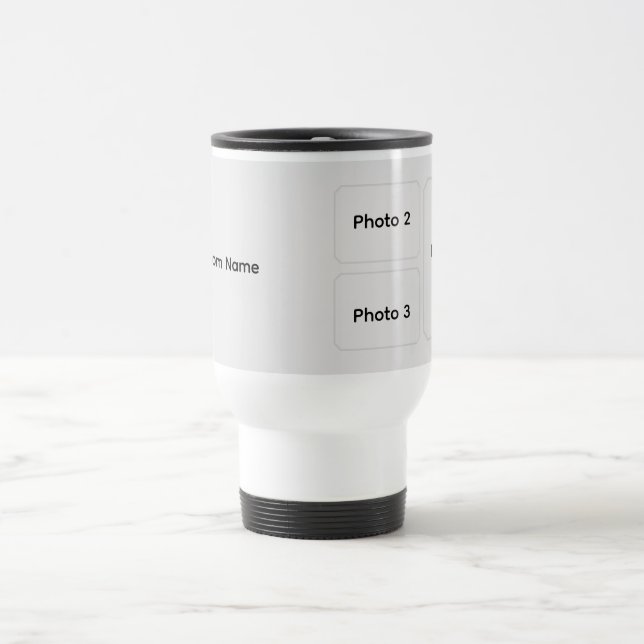 Custom Photo Thermal Mug – Personalized Name Gift (Centre)