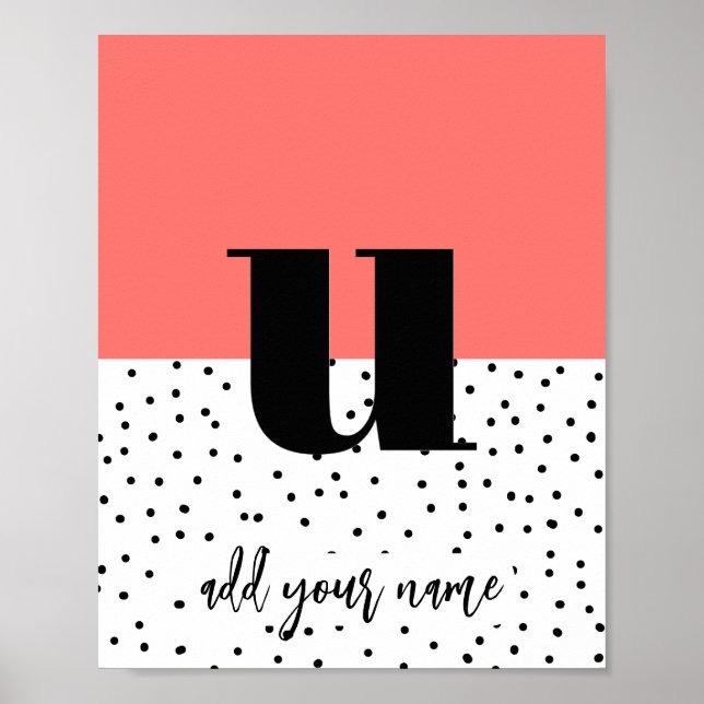 CUSTOM - Poster - Coque inférieur u (Devant)