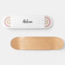 custom rainbow skateboard