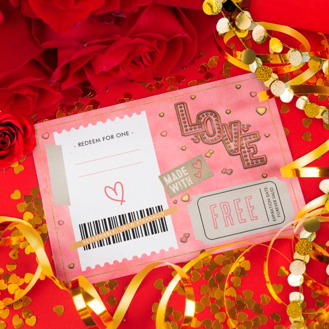 Custom Romantic Valentine's Day Love Coupon Book (Créateur téléchargé)