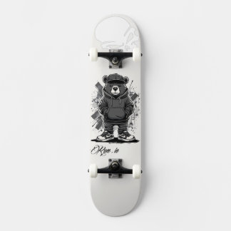 Custom Skateboard Deck - "Street Bear"