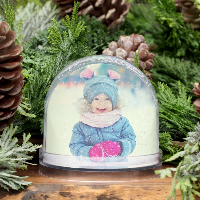 Custom Snow Globe Photo (Hiver)