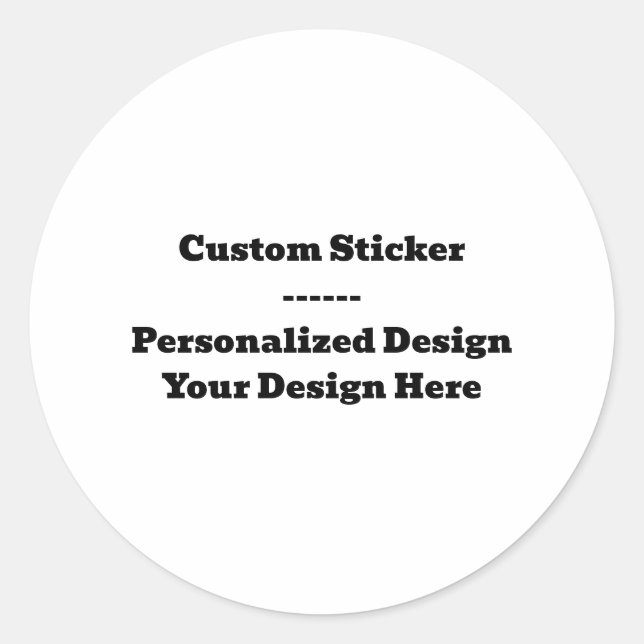 Custom Sticker – Personalized Design (Devant)