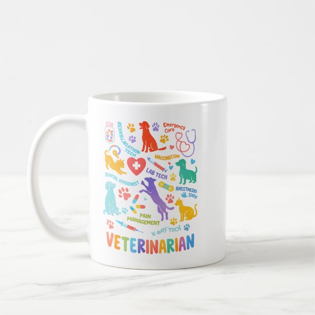Custom Veterinarian Mug | Vet Doctor’s Day (Gauche)