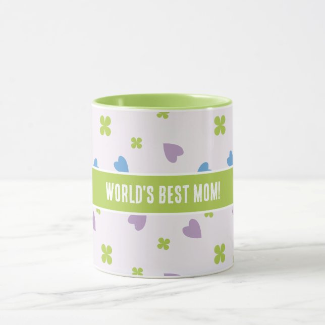 Custom World's Best  Mom! Mug (Centre)