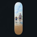 Custom Your Photo Skateboard with Text<br><div class="desc">Custom Photo and Text - Unique Your Own Design -  Personalized Family / Friends or Personal Skateboard / Gift - Add Your Text and Photo - Resize and move elements with Customization tool ! Good Luck - Be Happy :)</div>