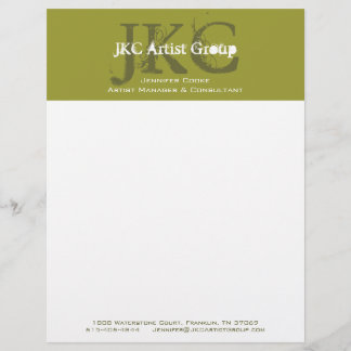 Customisable En-tête de lettre initial de logo d'affaires du