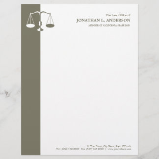 Customisable En-tête de lettre procureur/avoué