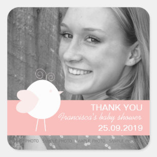 Customisé Baby Birds Baby shower Faveurs Stickers