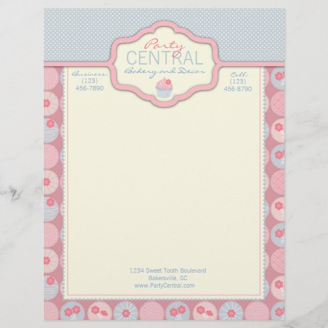 Customisée En-tête de lettre chéri de fille (Devant)