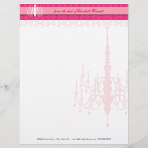 Customisée En-tête de lettre chic minable de lustre