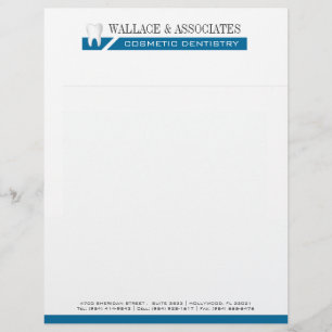 Customisée En-tête de lettre de Dental Company