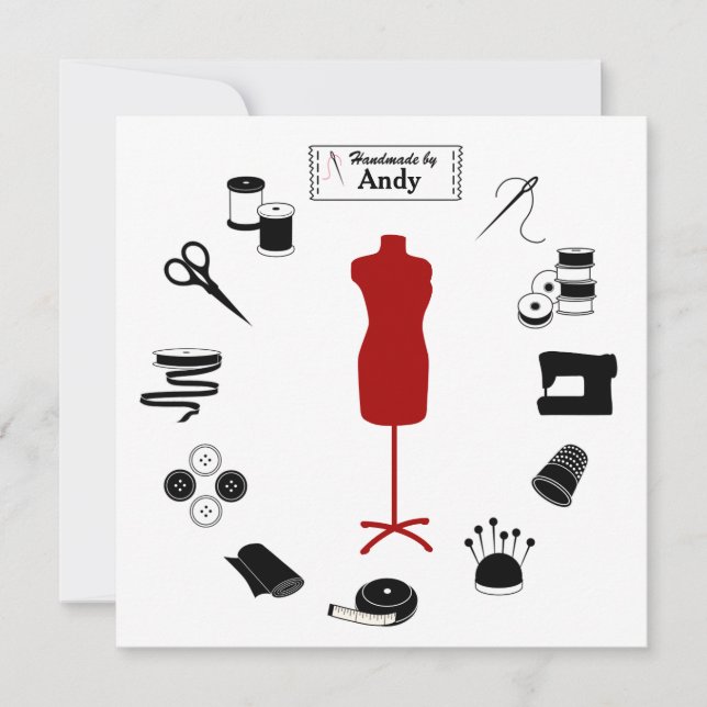 Customiser la carte plat Étiquette (Devant)