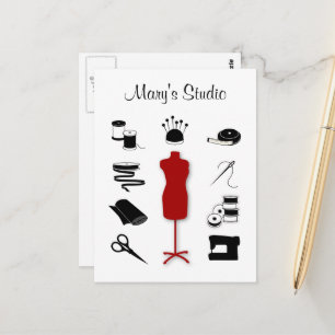 Customiser la carte postale Texte