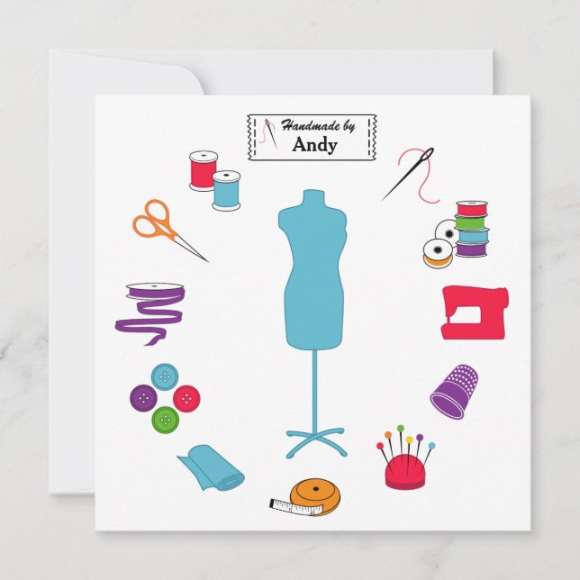 Customiser le Étiquette coudre à droite (Devant)