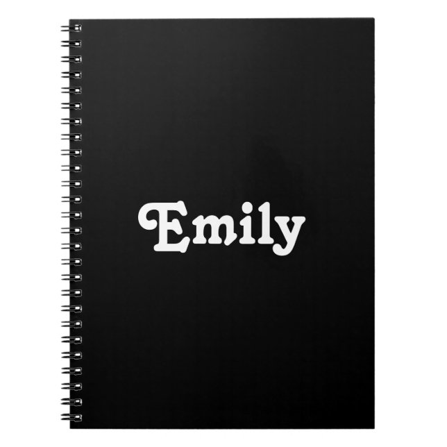 customiser le nom - carnet (Devant)