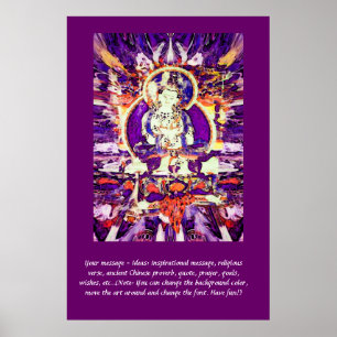 Customisez cette affiche - Bouddha heureux