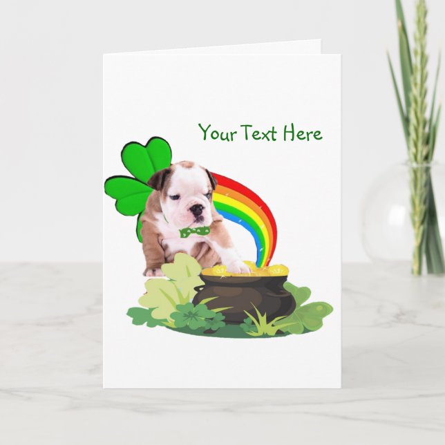 Customisez-le ! Carte du jour de St Patrick de (Devant)