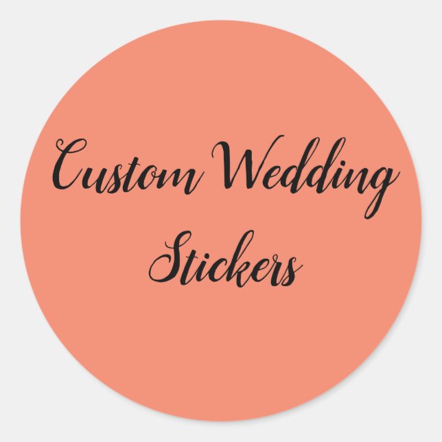 Customisez vos autocollants de mariage (Devant)