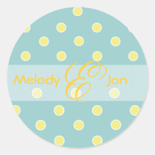 Customisez vos autocollants de monoogramme