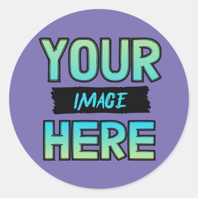 Customisez vos propres Stickers Classic Round ! (Devant)