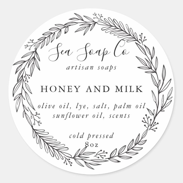 Customisez vos propres stickers de savon (Devant)