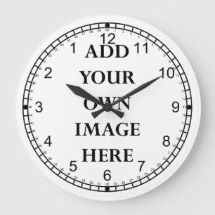 customisez votre horloge à cadran inverse