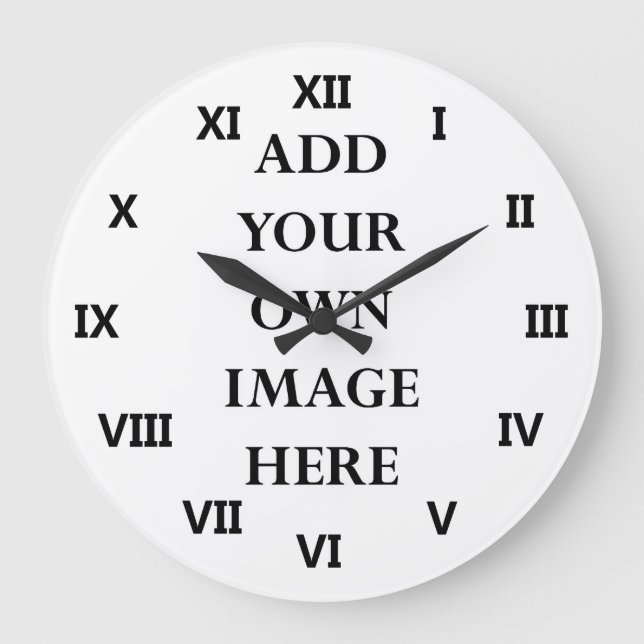 customisez votre horloge chiffres romains (Recto)