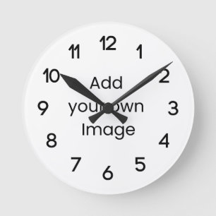 Customisez votre propre 1 horloge murale photo spé