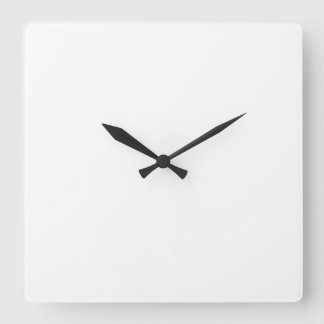 Customisez votre propre > Carré Horloge murale