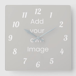 Customisez votre propre horloge murale (chiffres b