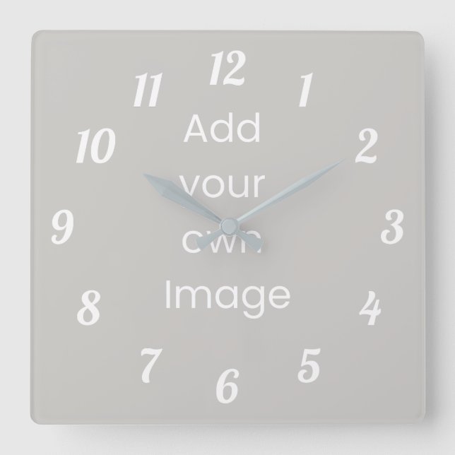 Customisez votre propre horloge murale (chiffres b (Recto)