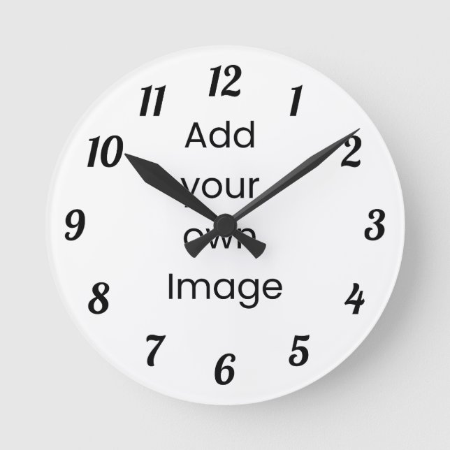 Customisez votre propre horloge murale (chiffres n (Recto)
