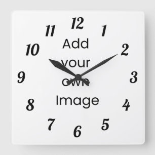 Customisez votre propre horloge murale (chiffres n