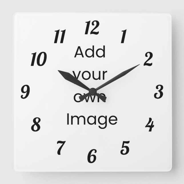 Customisez votre propre horloge murale (chiffres n (Recto)