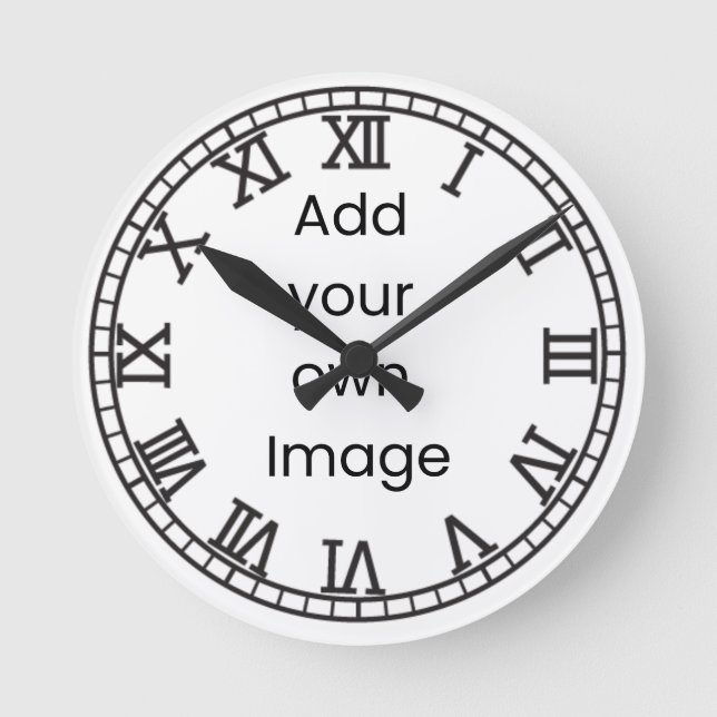 Customisez votre propre horloge murale (chiffres r (Recto)
