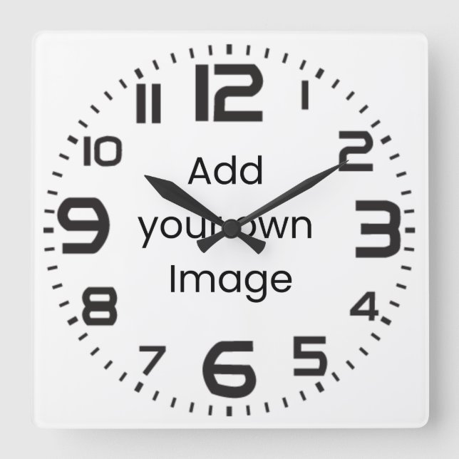 Customisez votre propre horloge murale (quatre gra (Recto)