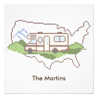 Customisez votre voyage routier USA Poster