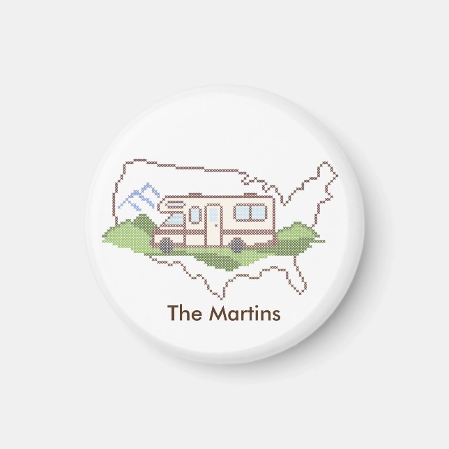 Customisez votre voyage sur la route Magnet USA (Devant)