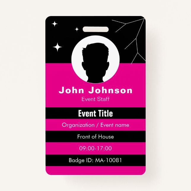 Customizable event badge ID (Devant)